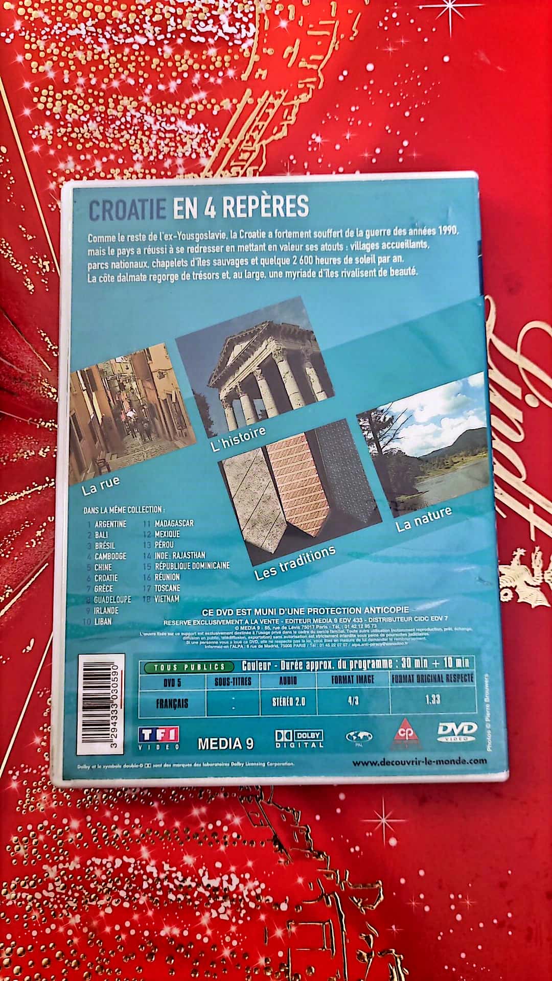 DVD Croatie en quatre repère