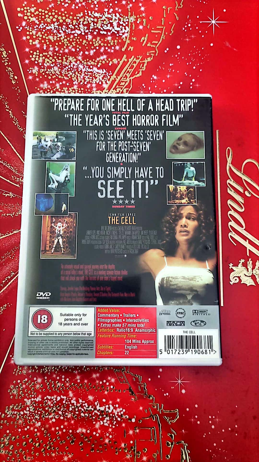 DVD Jennifer Lopez the cell