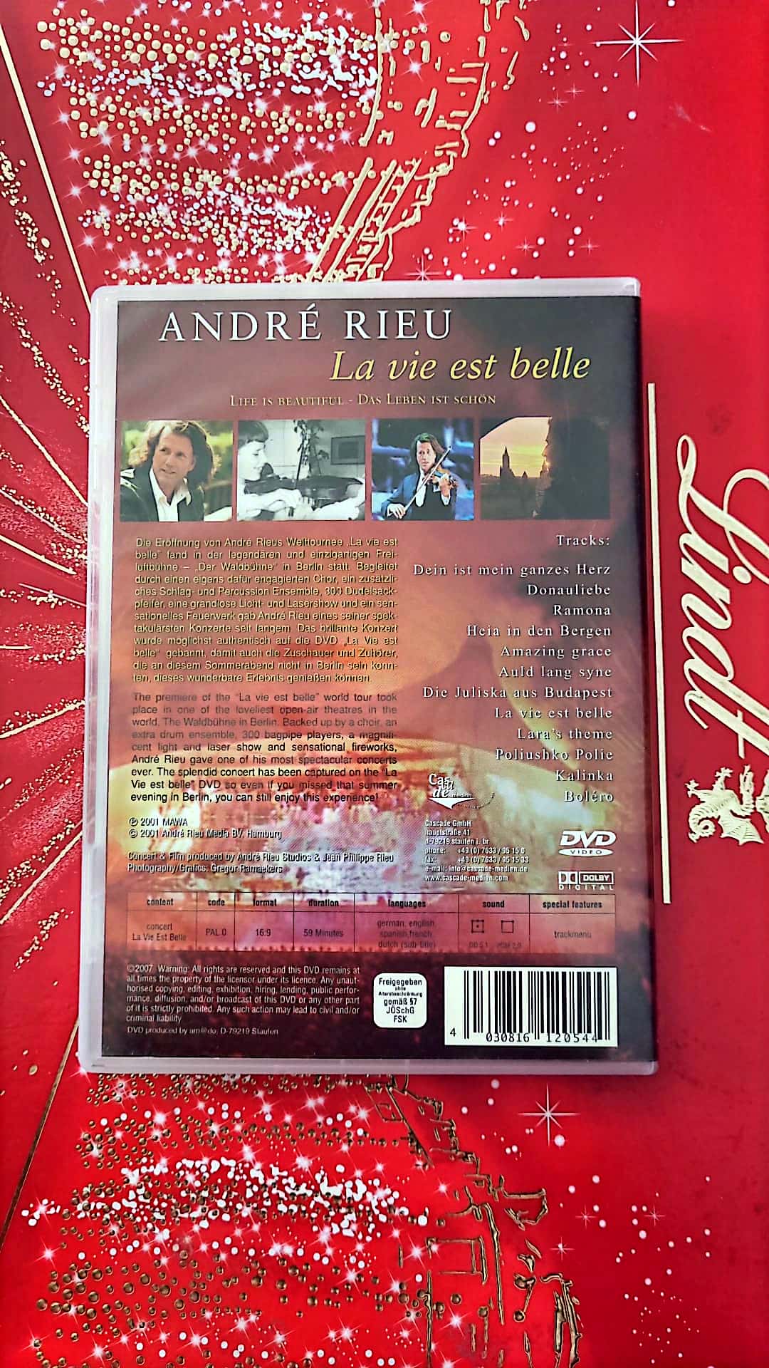 DVD André rieu la vie est belle
