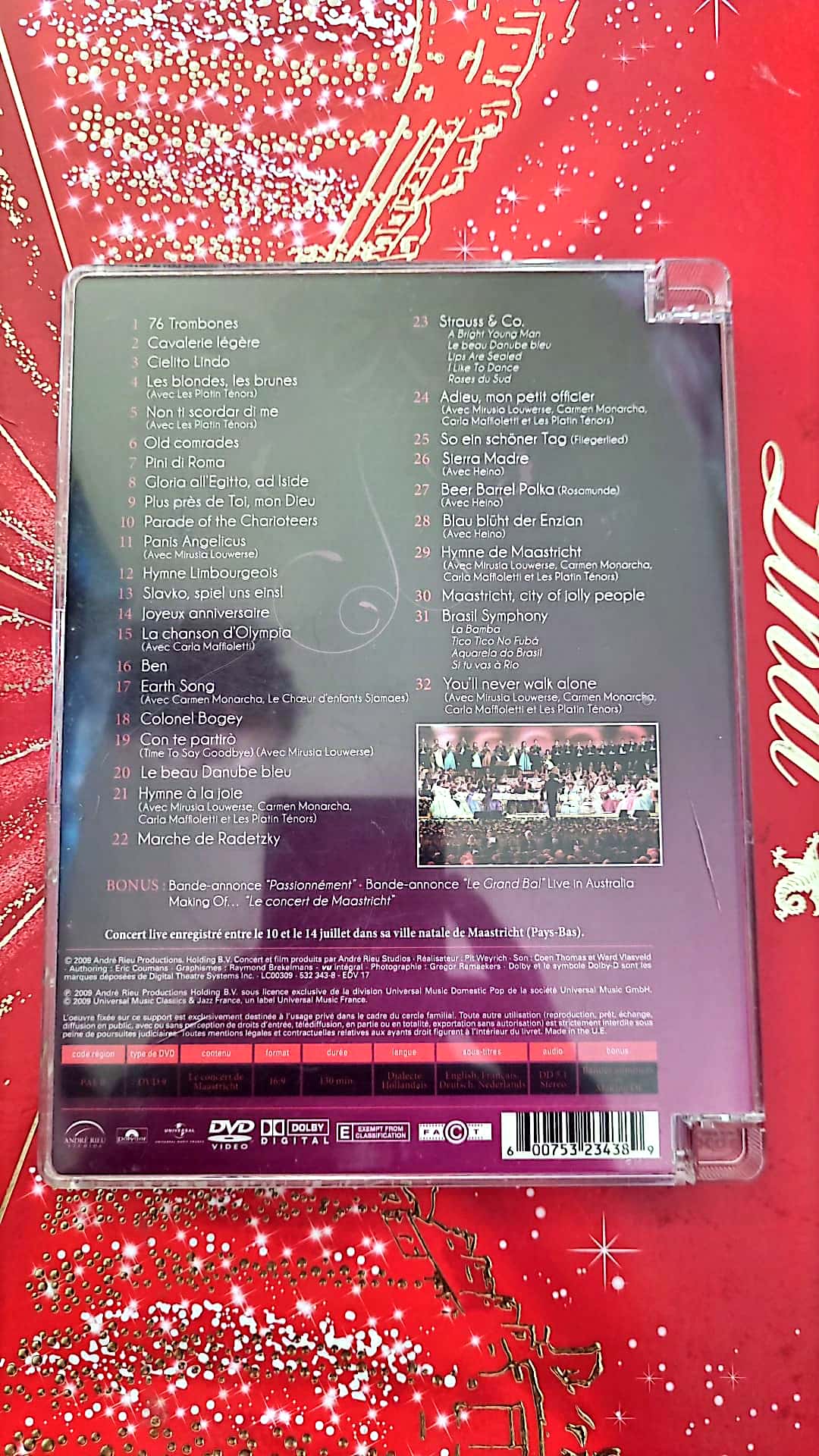 DVD André rieu le concert de Maastricht