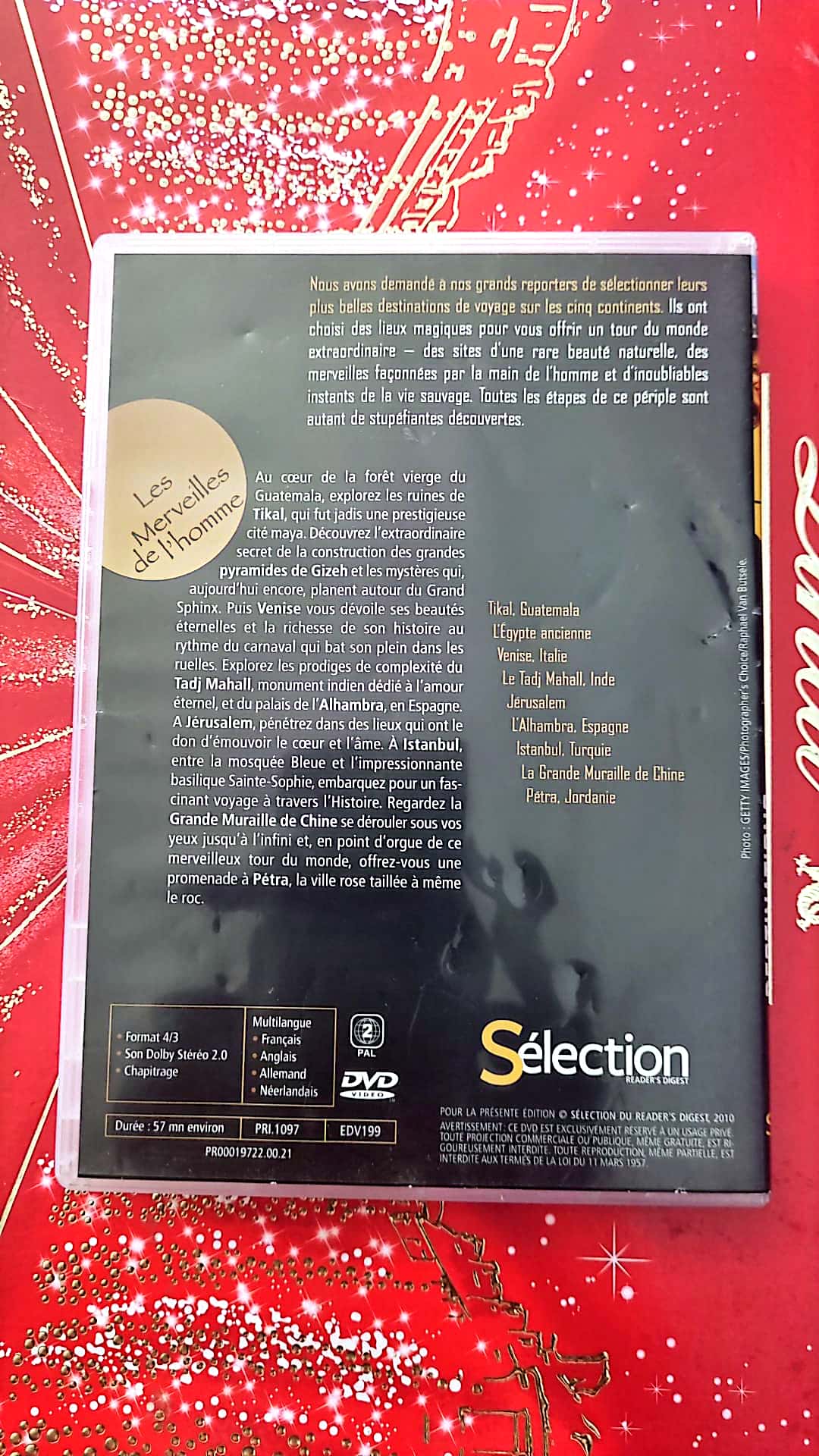 DVD les merveilles de l'homme destinations incontournables