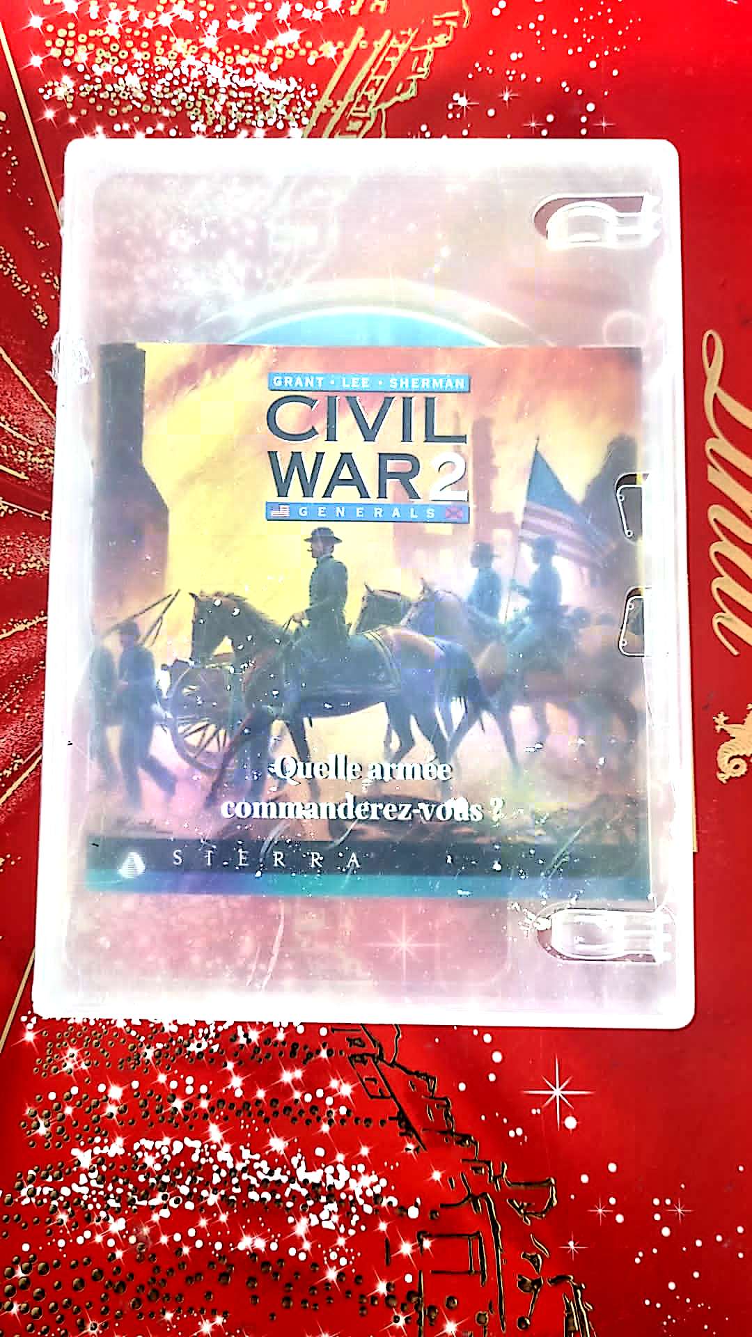 Jeu vidéo PC : Civil War 2 Generals – Jeu PC CD-ROM – Audio – CD + Manuel uniquement (sans boîte)