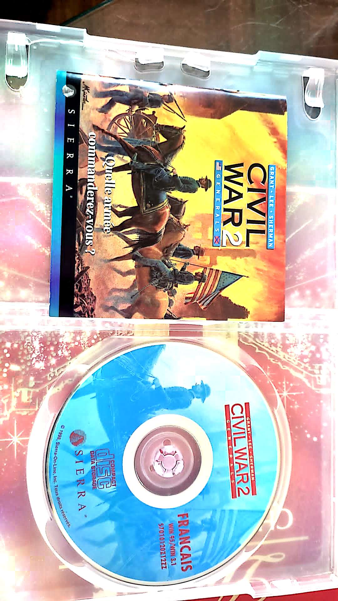 Jeu vidéo PC : Civil War 2 Generals – Jeu PC CD-ROM – Audio – CD + Manuel uniquement (sans boîte)