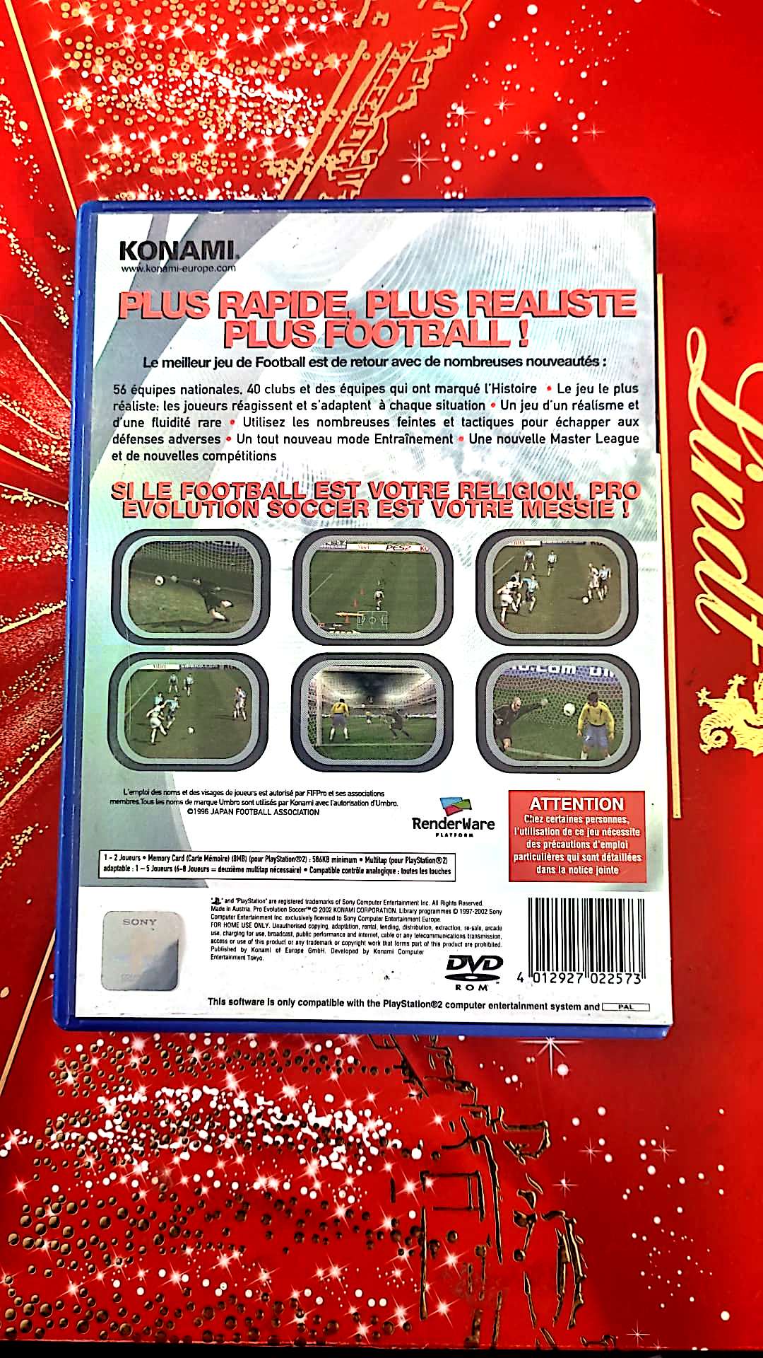 Jeu vidéo PS2 : ps2 pro evolution soccer 2