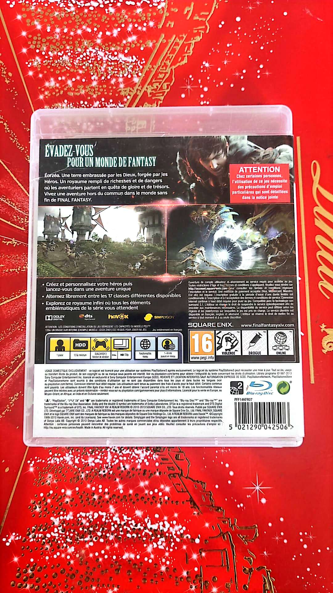 Jeu vidéo PS3 : arealm reborn final fantasy ps3