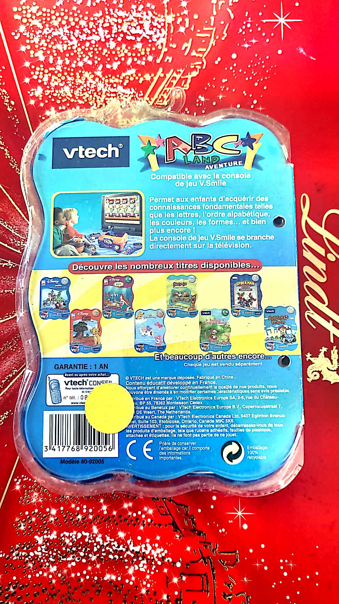 Jeu vidéo : vtech v.smile ABC land aventure