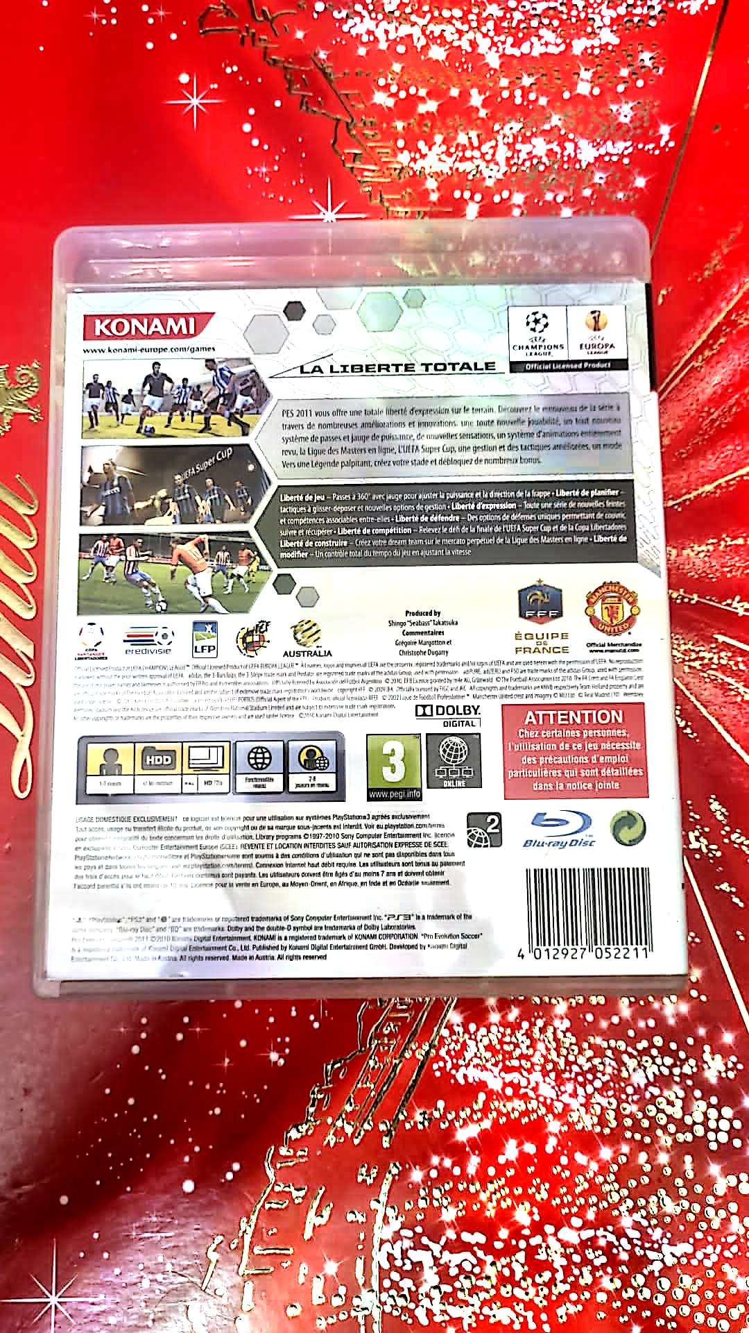 Jeu vidéo PS3 : pes 2011 pro evolution soccer