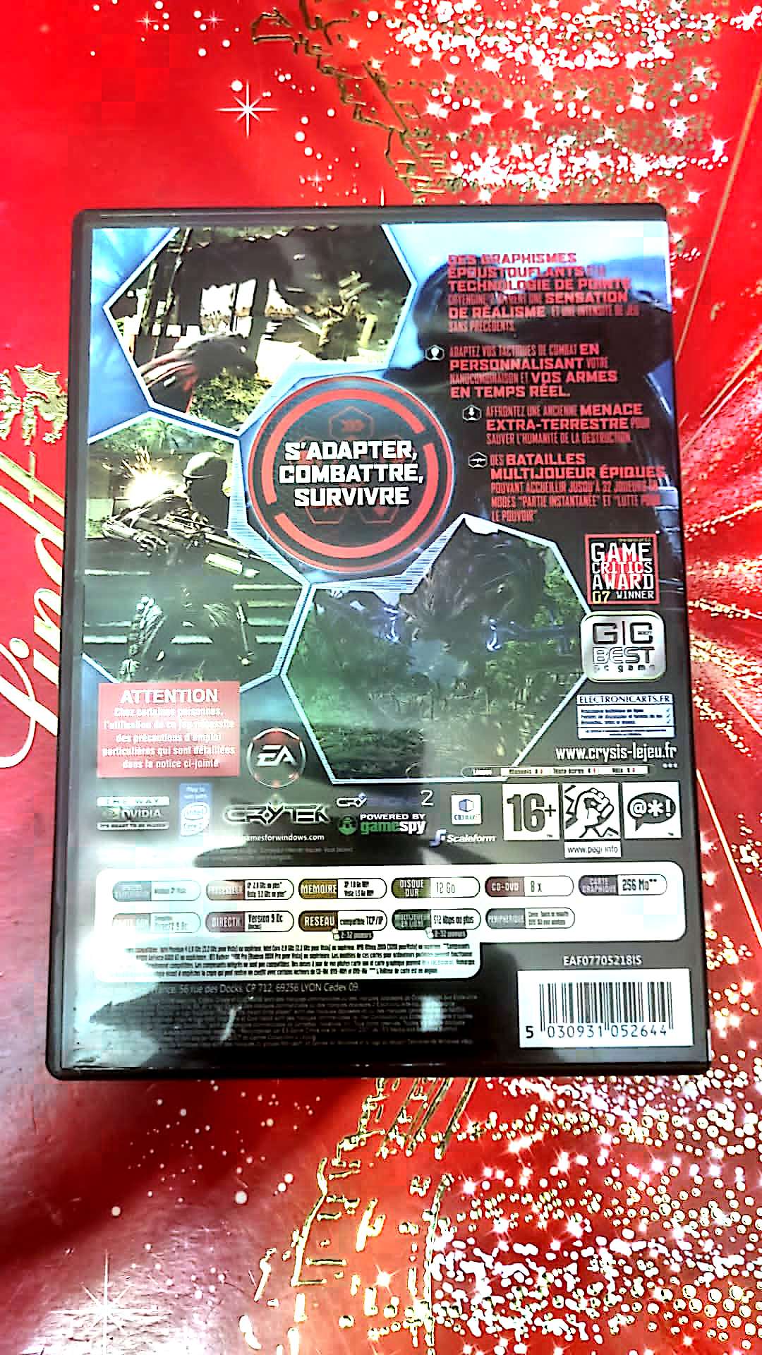 Jeu vidéo PC : crysis