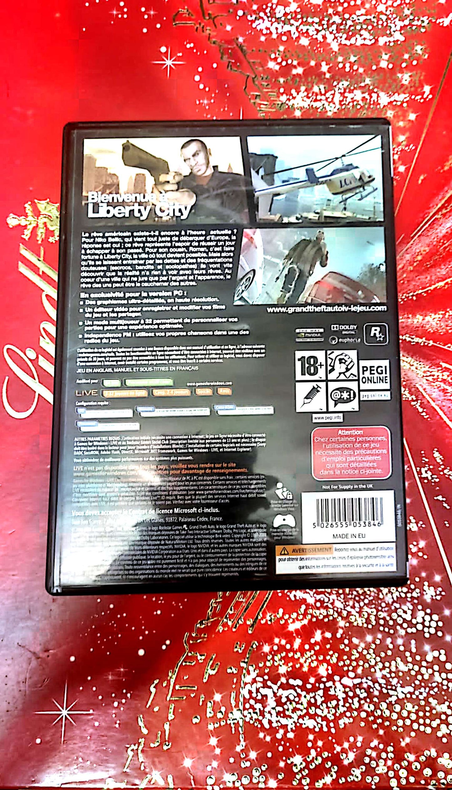 Jeu vidéo PC : PC grand theft auto IV