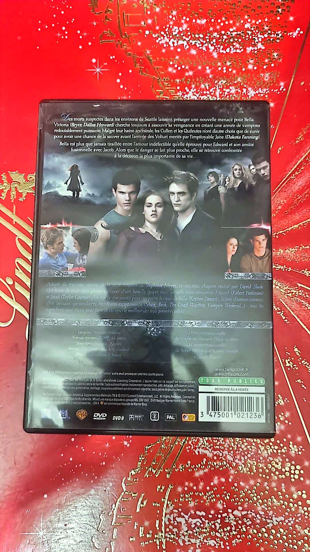 DVD : twilight chapitre 3 hesitation en