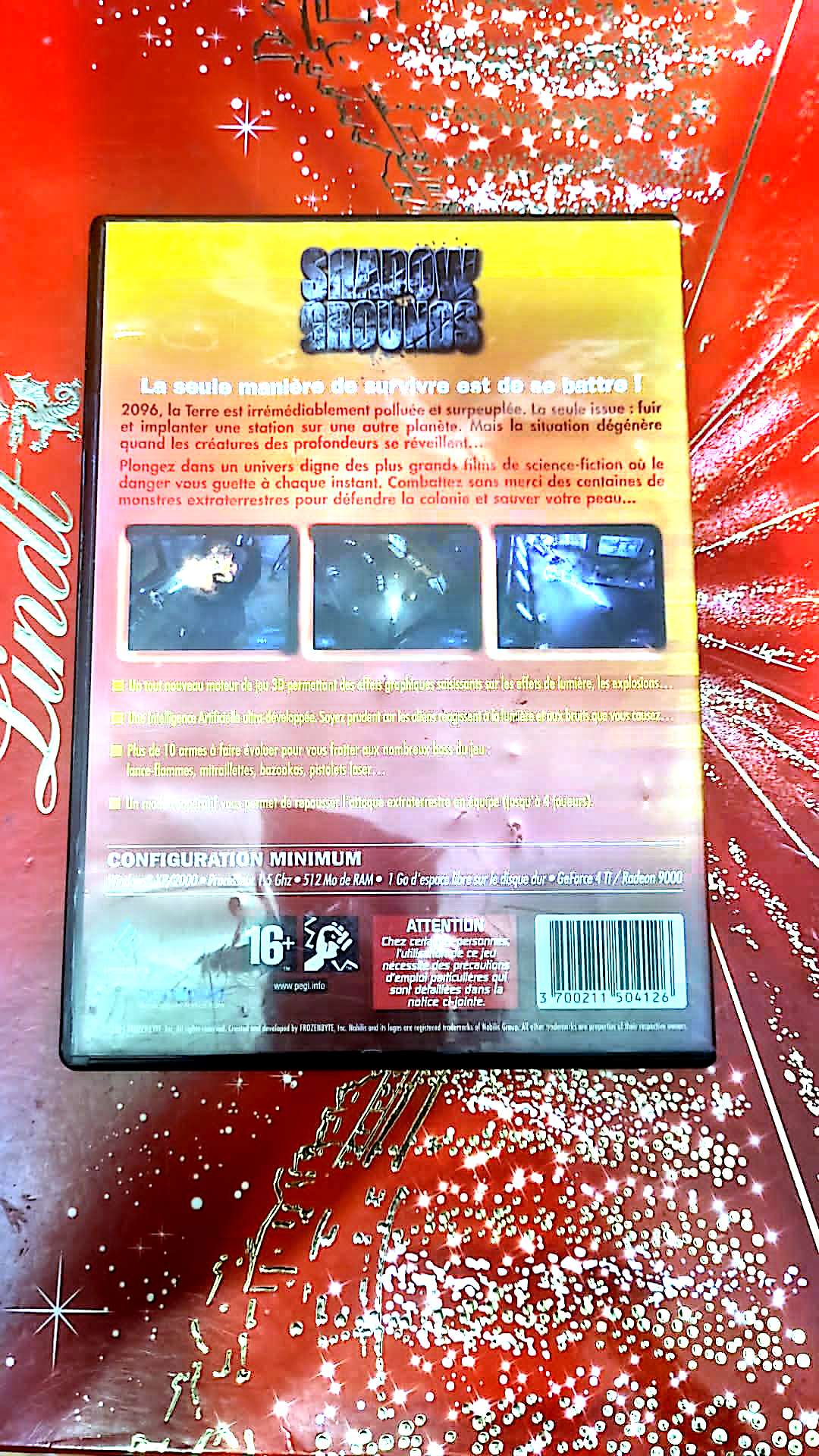 Jeu vidéo PC : Max pc cd rom shadow grounds