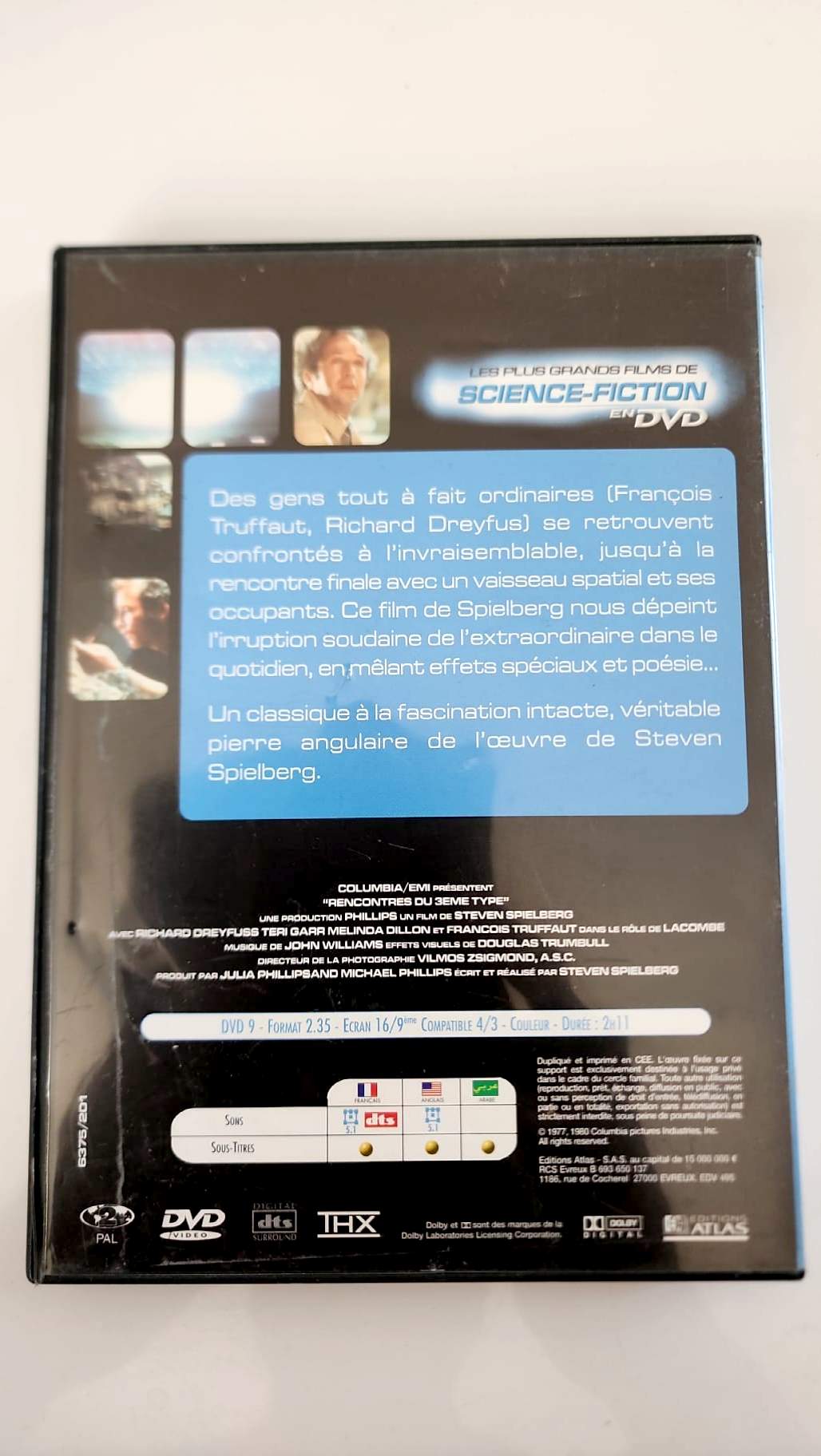 Rencontres du troisième type – DVD Éditions Atlas n° 1 – Steven Spielberg