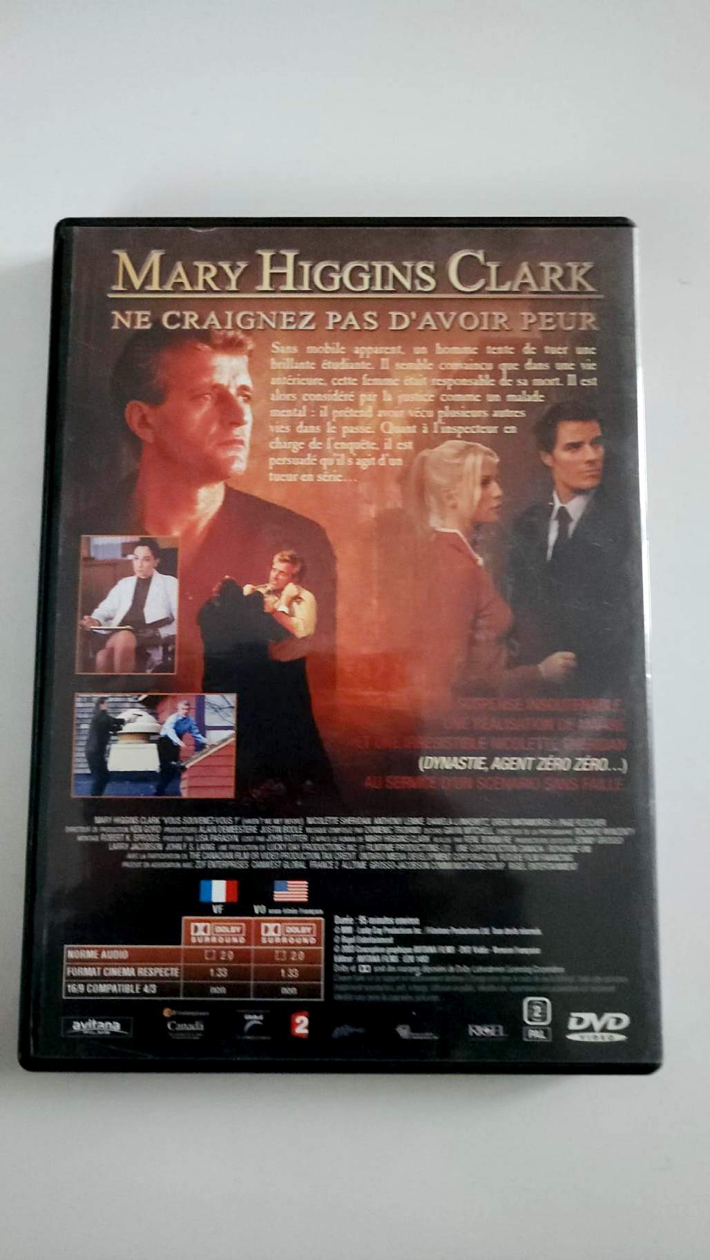 Vous souvenez-vous ? – DVD Mary Higgins Clark Collection n° 5