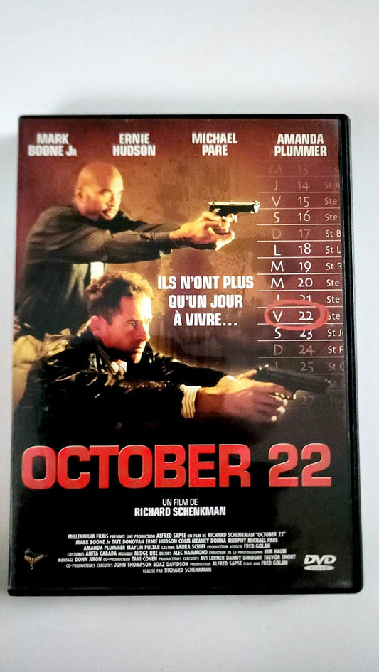 22 de octubre – DVD – Película policíaca de suspense – Richard Schenkman
