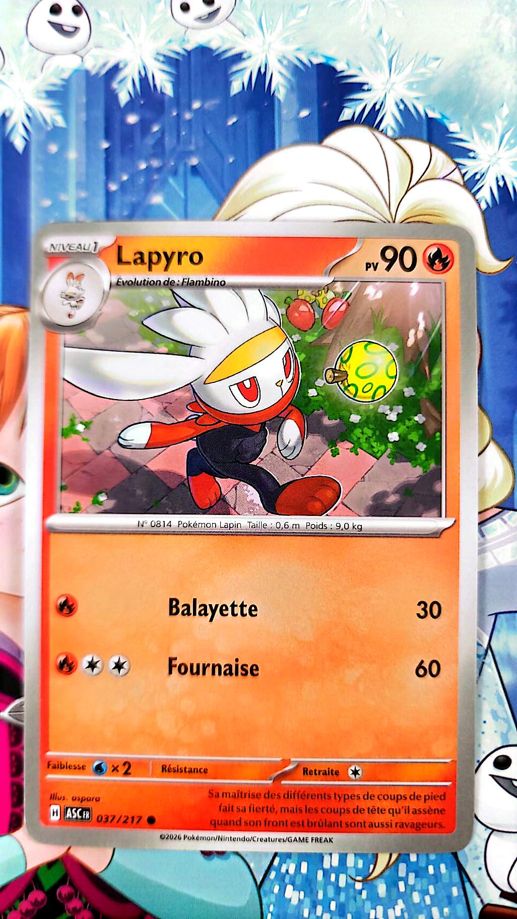 Carte Pokémon Feu 217/XXX – Carte TCG Française – Pokémon Officiel – Collection & Jeu