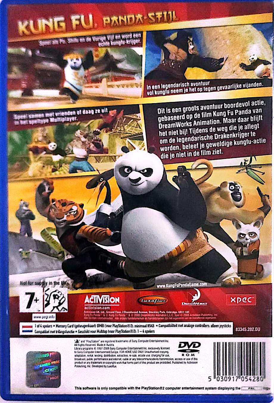 Kung Fu Panda Jeu PS2 PlayStation 2 PAL – Jeu Action Aventure DreamWorks Activision