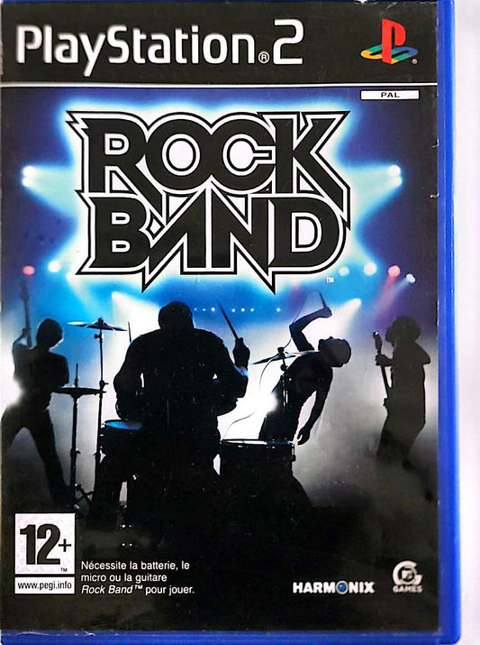 Rock Band Jeu PS2 PlayStation 2 PAL – Jeu Musical Rock Compatible Guitare Batterie Micro