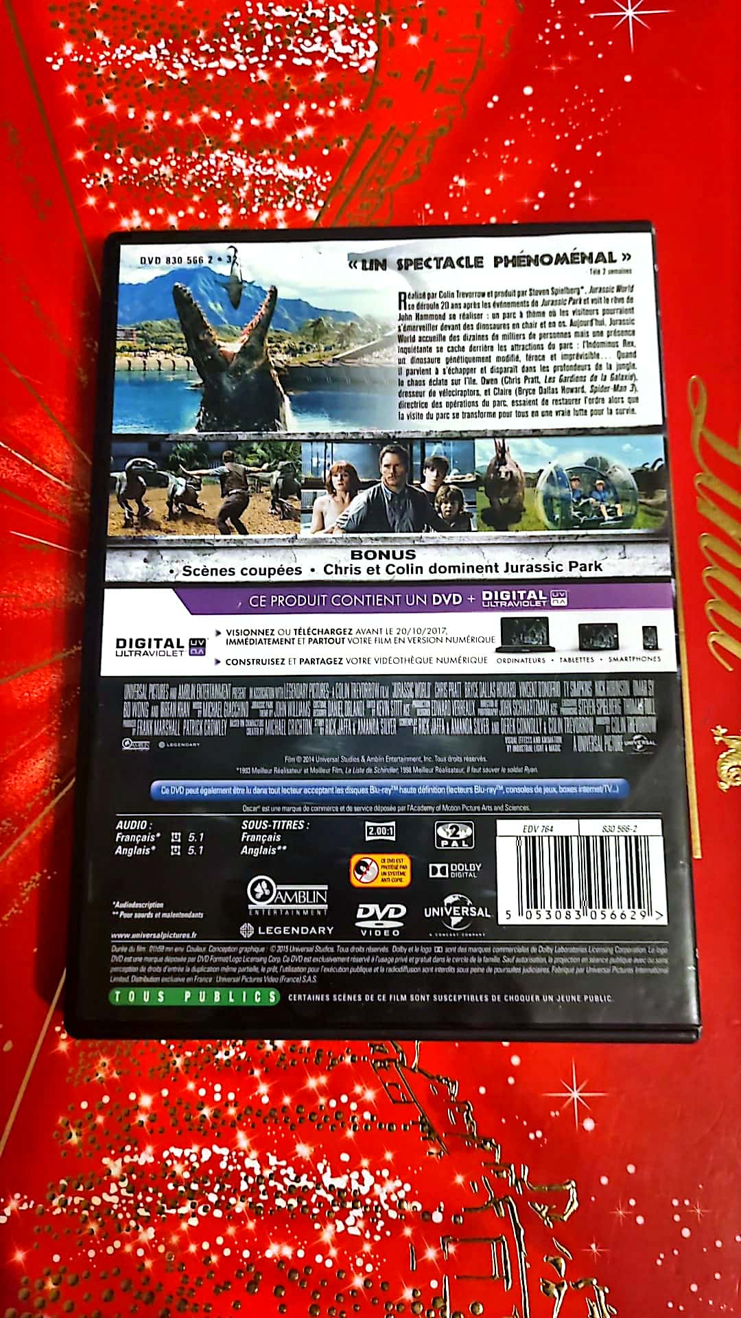 DVD+Digital HD jurassic world