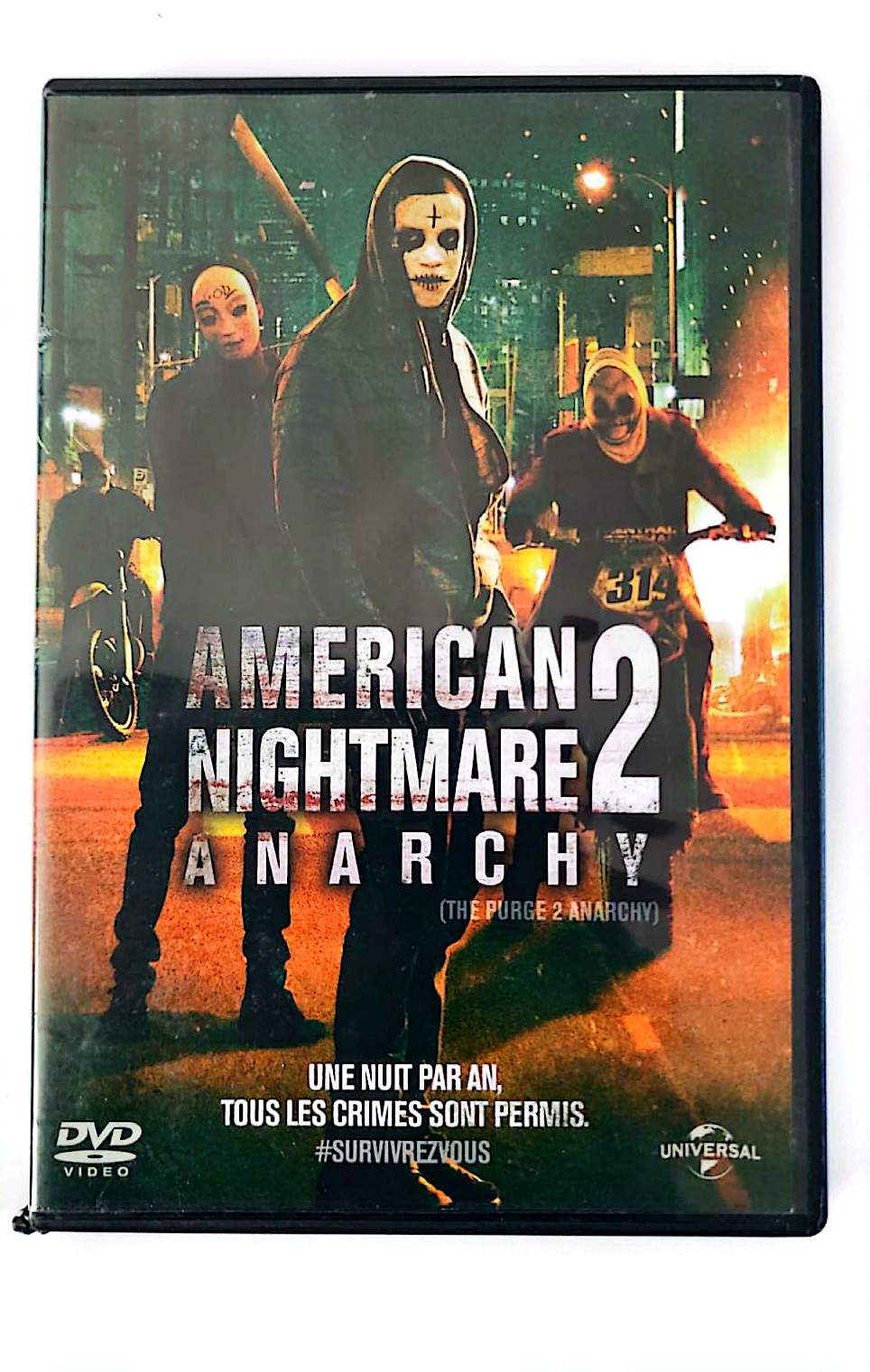 American Nightmare 2 : Anarchy DVD – Horreur Thriller – The Purge Anarchy – VF/VO