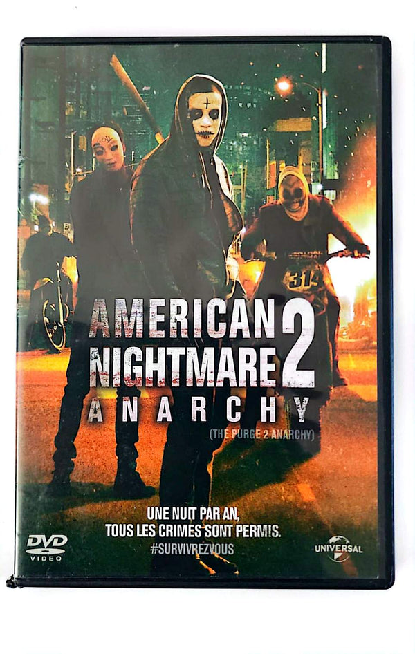 American Nightmare 2 : Anarchy DVD – Horreur Thriller – The Purge Anarchy – VF/VO