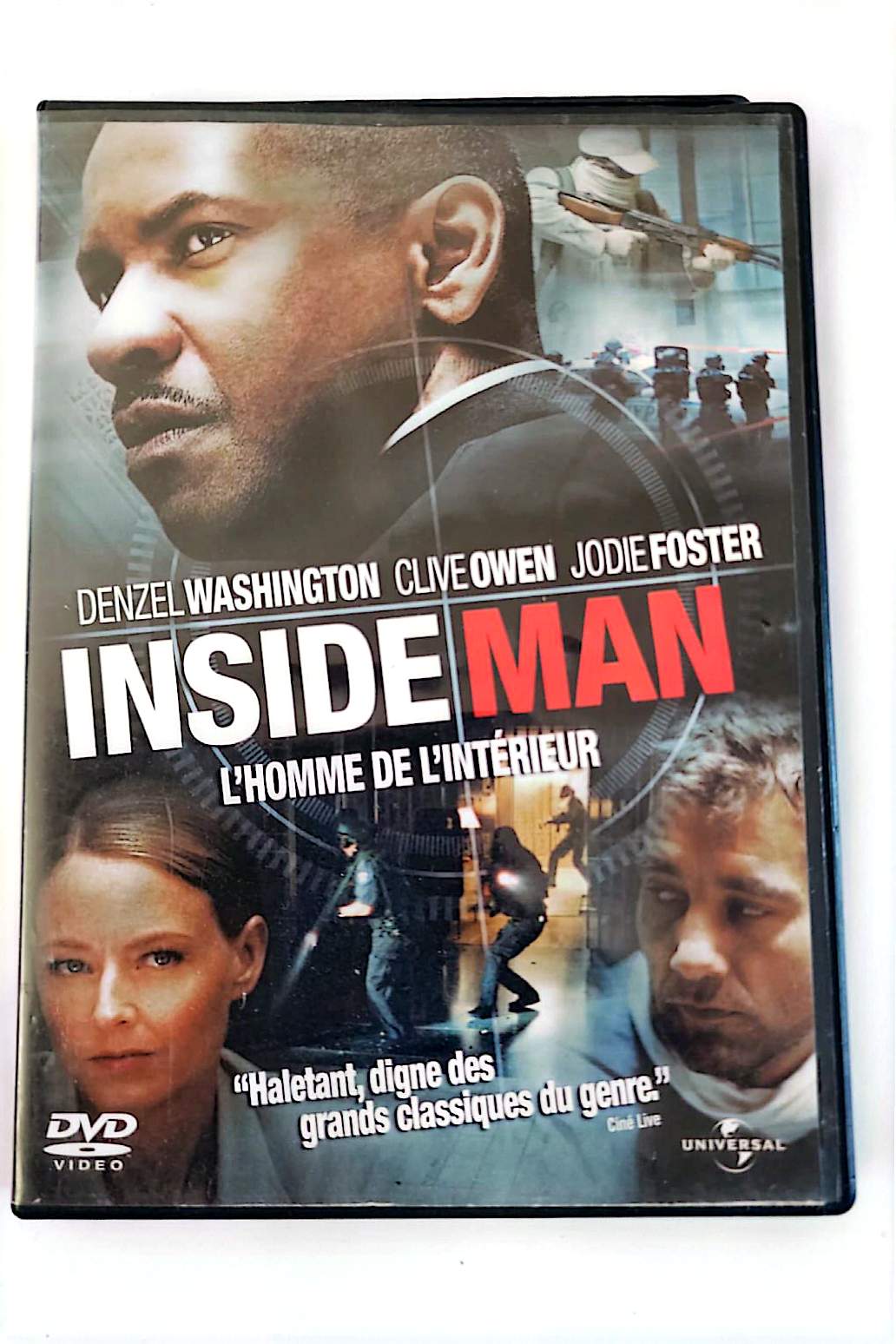Inside Man : L'Homme de l'Intérieur DVD – Denzel Washington, Clive Owen – Thriller Policier – Zone 2