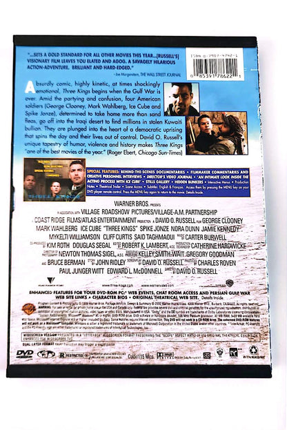 Three Kings DVD – George Clooney, Mark Wahlberg, Ice Cube – Action Guerre – David O. Russell – VO