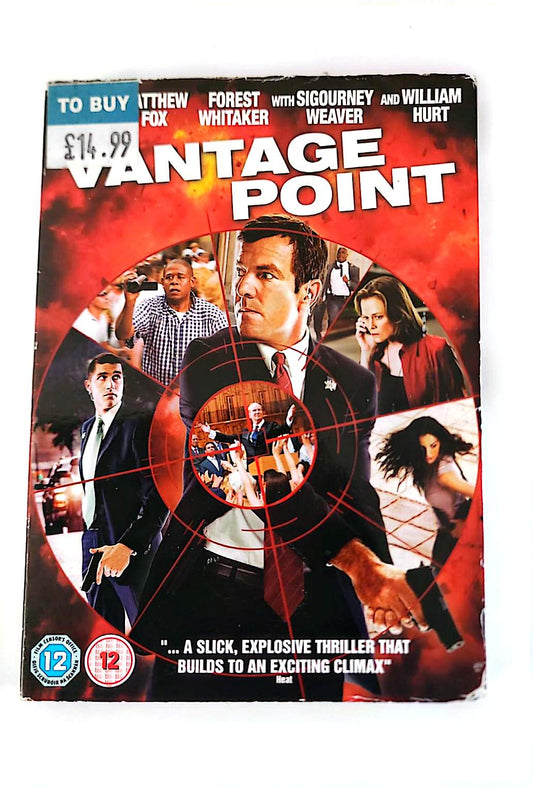 Vantage Point DVD – Dennis Quaid, Matthew Fox, Forest Whitaker – Thriller Action – Zone 2
