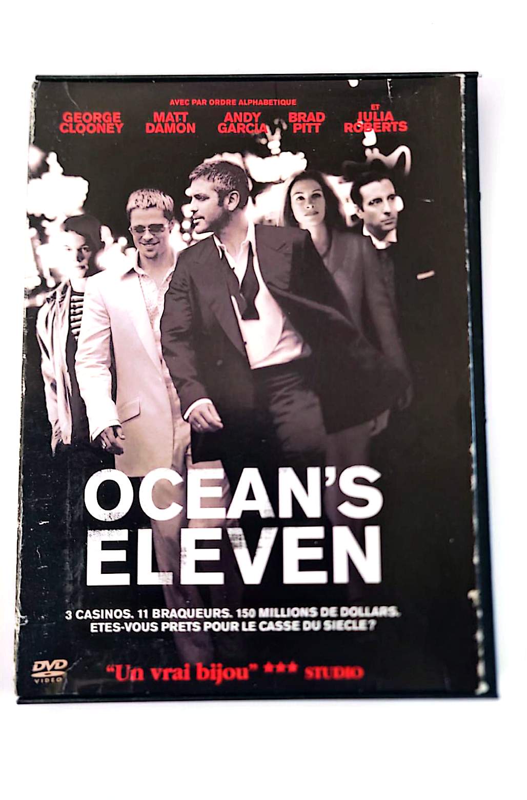 Ocean's Eleven DVD – George Clooney, Brad Pitt, Julia Roberts – Film Braquage Action | Zone 2 PAL Français