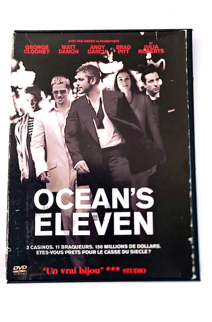 Ocean's Eleven DVD – George Clooney, Brad Pitt, Julia Roberts – Film Braquage Action | Zone 2 PAL Français