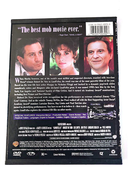 Goodfellas DVD – Robert De Niro, Ray Liotta, Joe Pesci – Chef-d’Œuvre Scorsese | Film Mafia Zone 1 NTSC