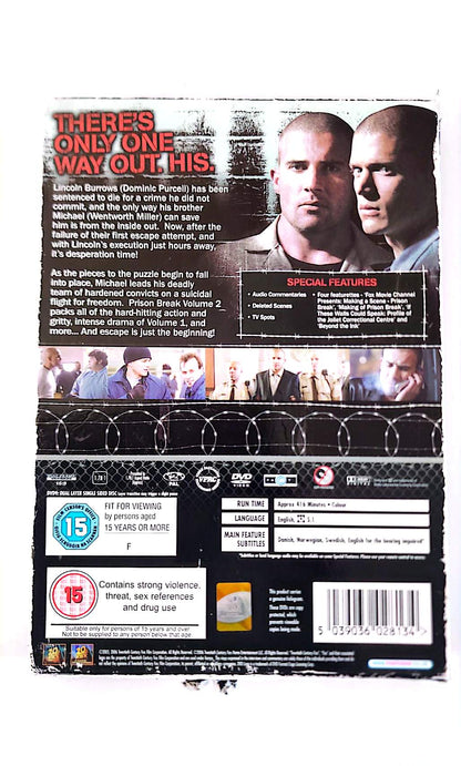 Prison Break Saison 1 Partie 2 DVD – Épisodes 14-22 – Wentworth Miller – Thriller Zone 2