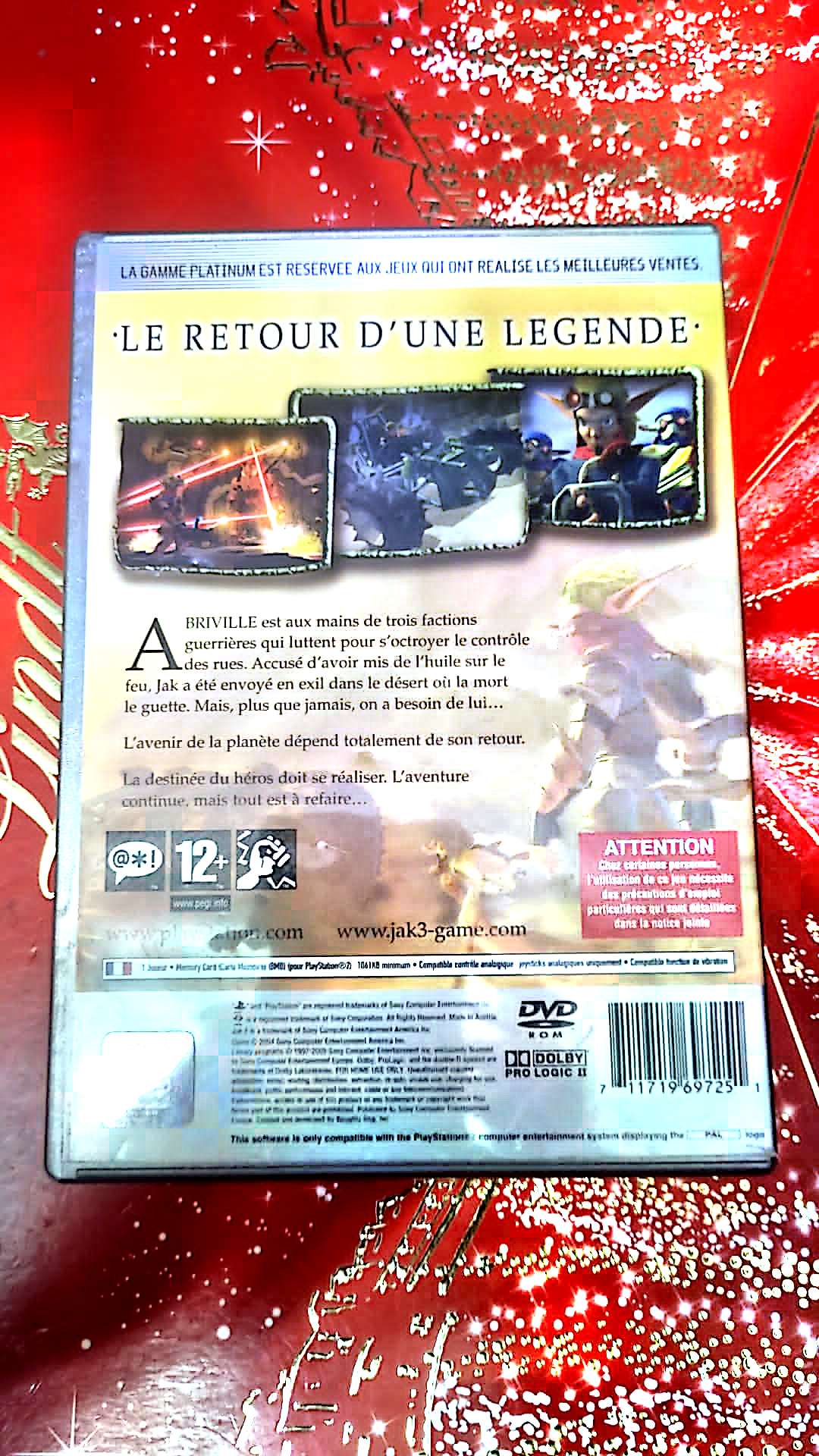 Jeu vidéo PS2 : Jack 3