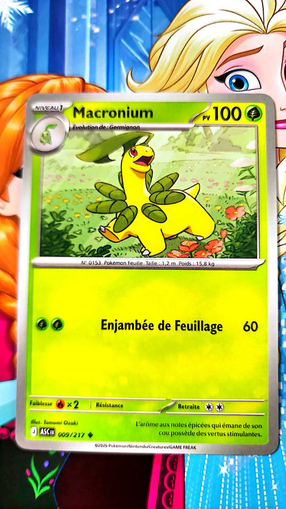 Carte Pokémon 009/217 Type Plante – Carte TCG Pokémon Française – Collection Jeu Pokémon