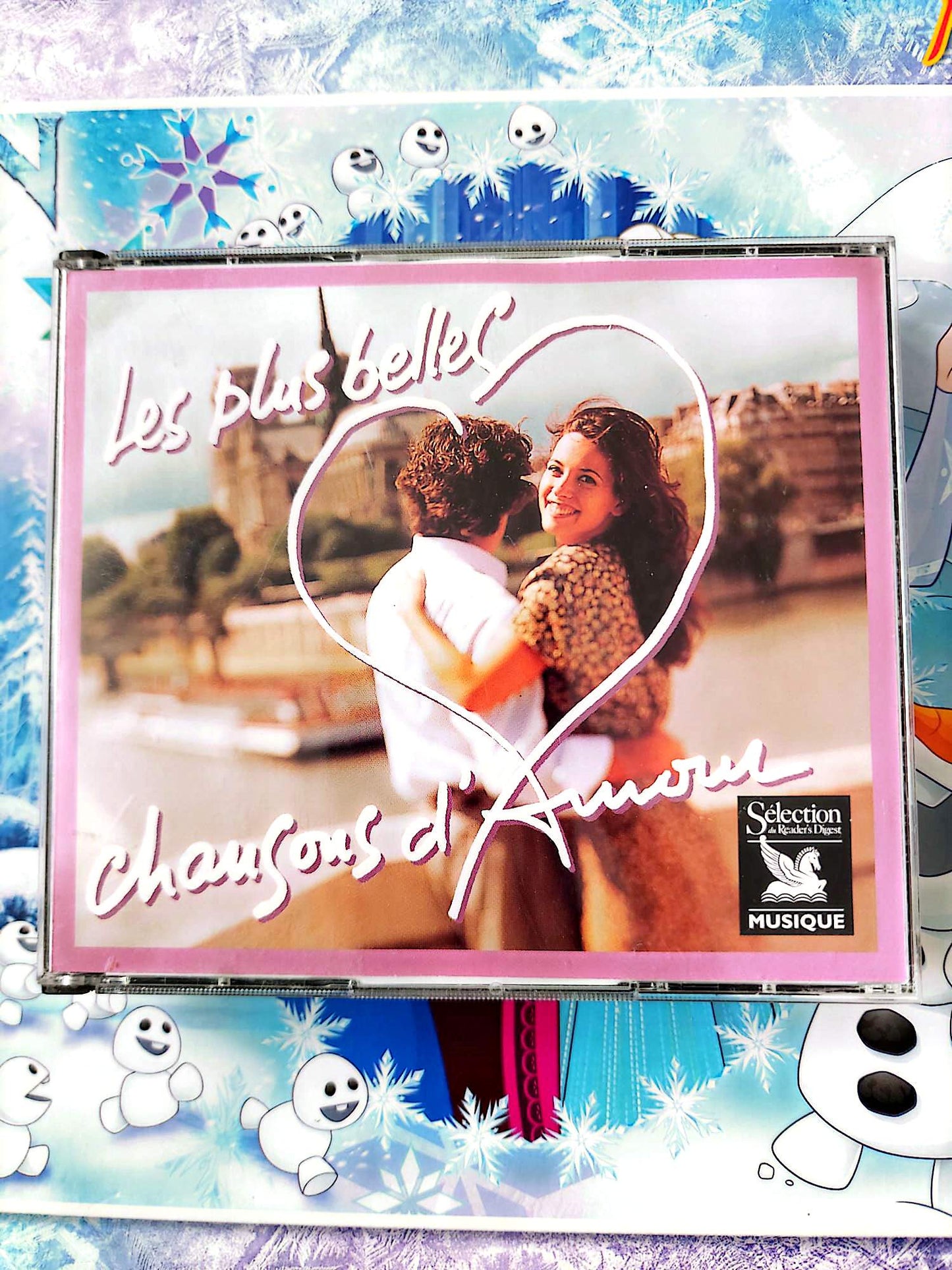 Les Plus Belles Chansons d’Amour Coffret 5 CD Compilation Romance Français 1 CD Manquant