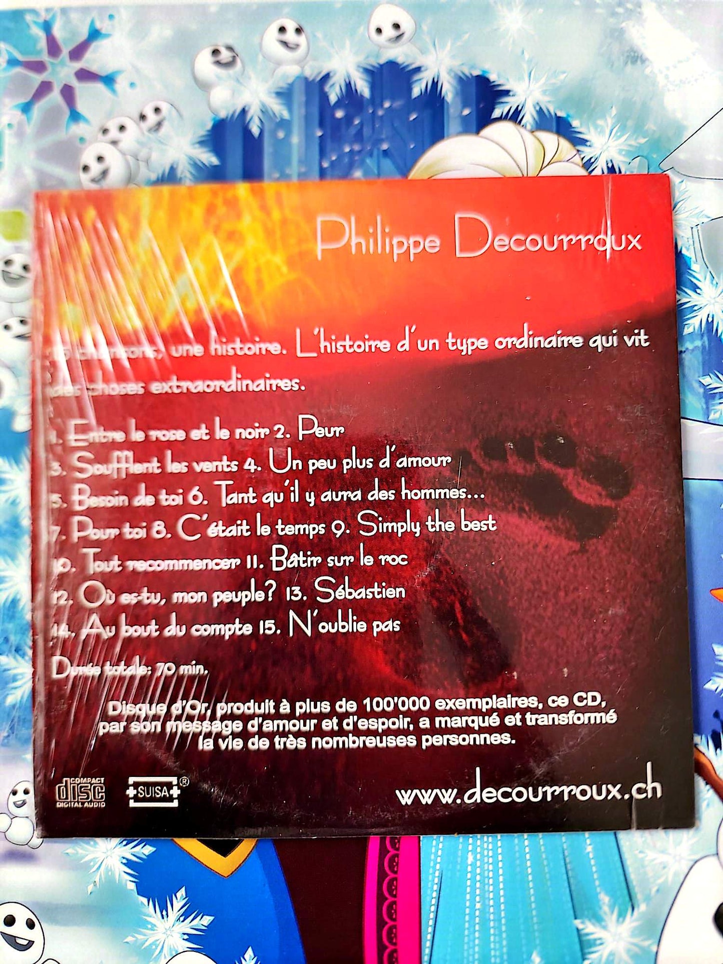 Philippe Decourroux Tant qu’il y aura des hommes CD Audio Musique Chrétienne Française