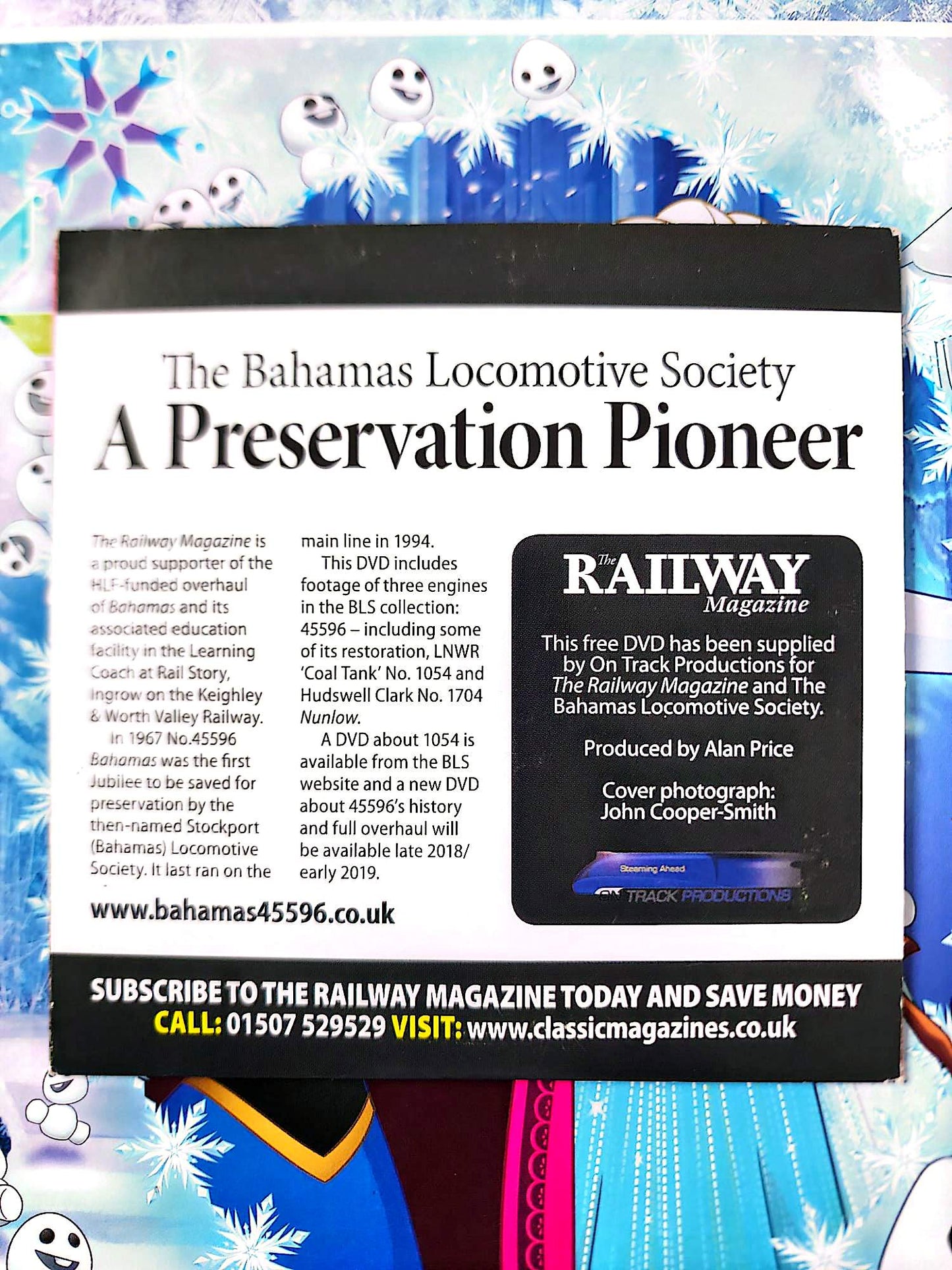 The Bahamas Locomotive Society A Preservation Pioneer DVD Documentaire Trains Railway Magazine Anglais