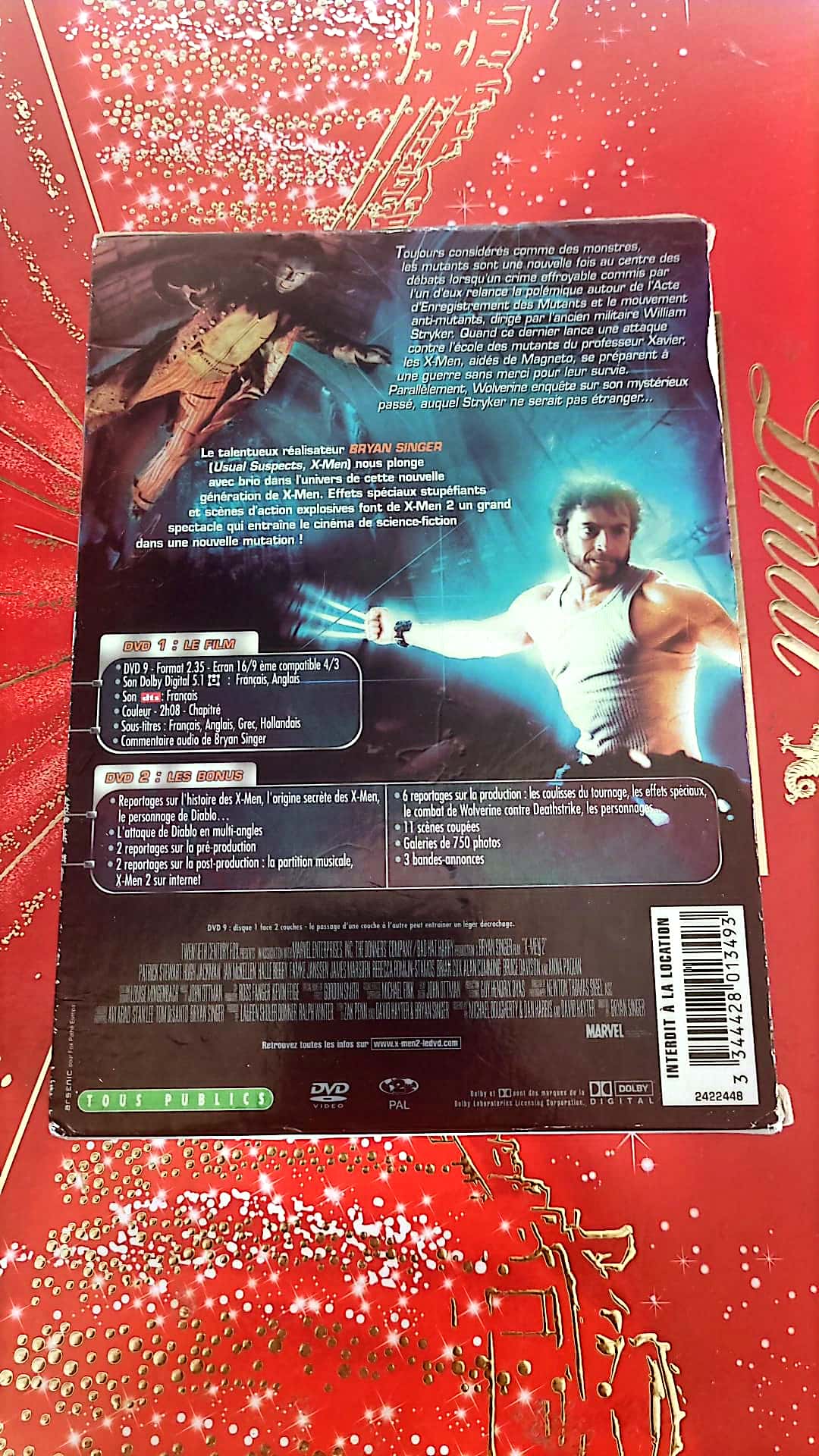 DVD x-men 2