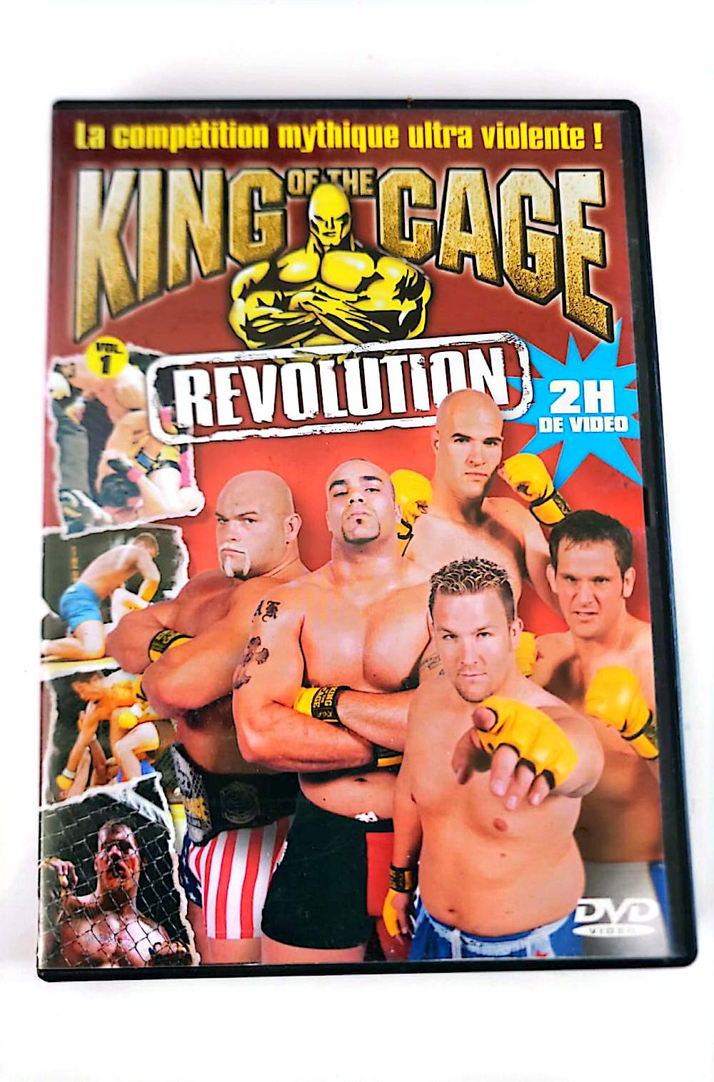 King of the Cage Revolution Vol.1 DVD – MMA Free Fight 2H de Vidéo | Quinton Jackson, Dave Roberts | Zone 2 PAL