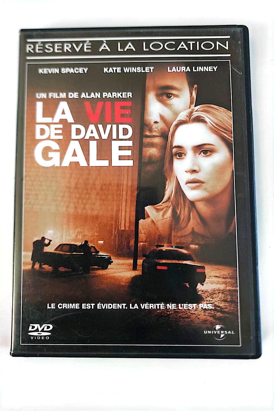 La Vie de David Gale DVD – Kevin Spacey, Kate Winslet, Laura Linney – Thriller Alan Parker | Universal Zone 2 PAL