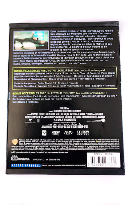 《黑客帝国》DVD – 基努·里维斯、劳伦斯·费什伯恩 – 科幻动作电影 – 典藏版 – 2区PAL