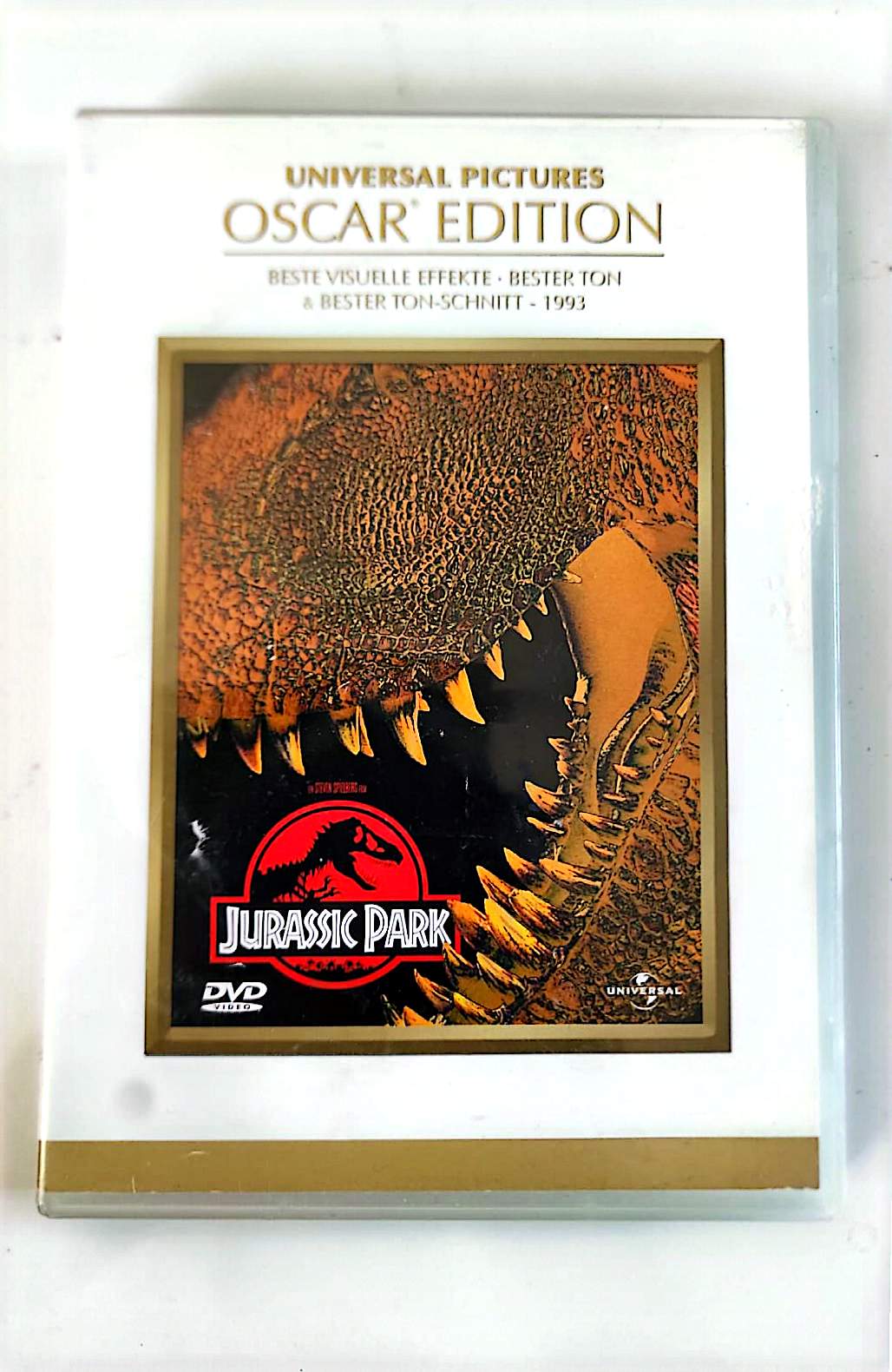 Jurassic Park – Oscar Edition DVD – Édition Allemande – Steven Spielberg – Science-Fiction – Zone 2 PAL