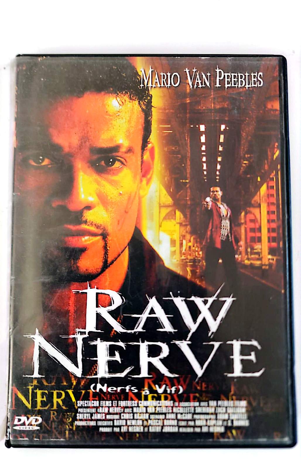 Raw Nerve (Nerfs à Vif) DVD – Mario Van Peebles – Thriller Policier – Édition Française – Zone 2 PAL