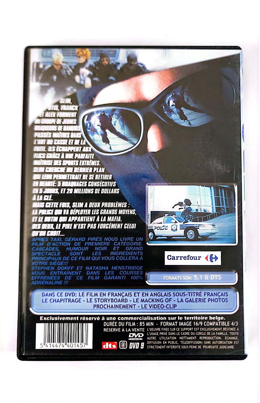 Riders DVD – Stephen Dorff – Natasha Henstridge – Gérard Pirès – Film d'Action – Édition Française/Belge – Zone 2 PAL