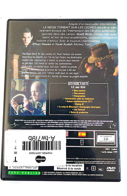 La Neige Tombait sur les Cèdres — DVD — Ethan Hawke, Youki Kudoh, Sam Shepard — Scott Hicks | Universal | Widescreen