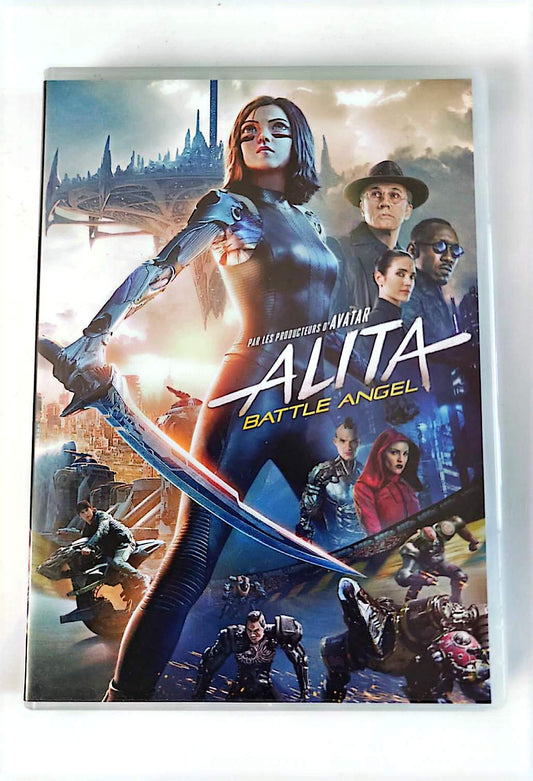 Alita Battle Angel DVD – Rosa Salazar, Christoph Waltz – James Cameron SF Action | Zone 2 PAL Français Anglais