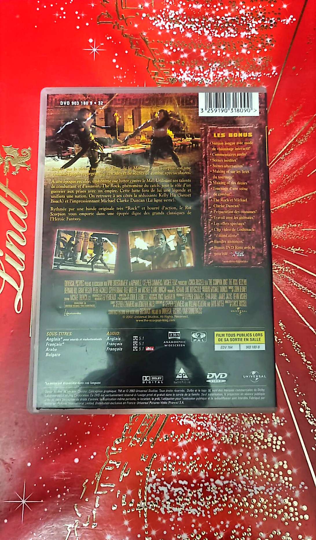 DVD : the rock le roi scorpion en