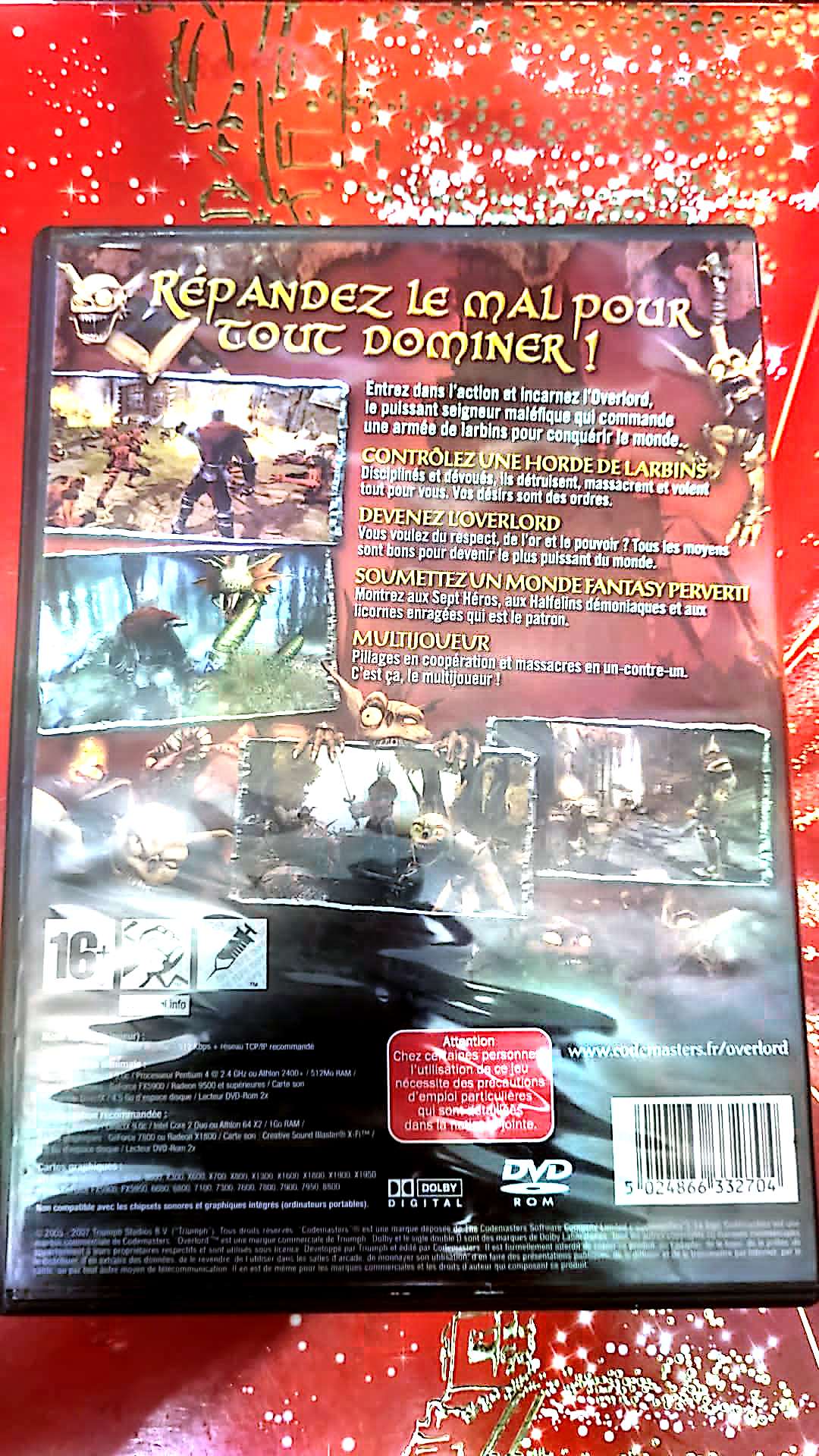 Jeu vidéo PC : pc overlord