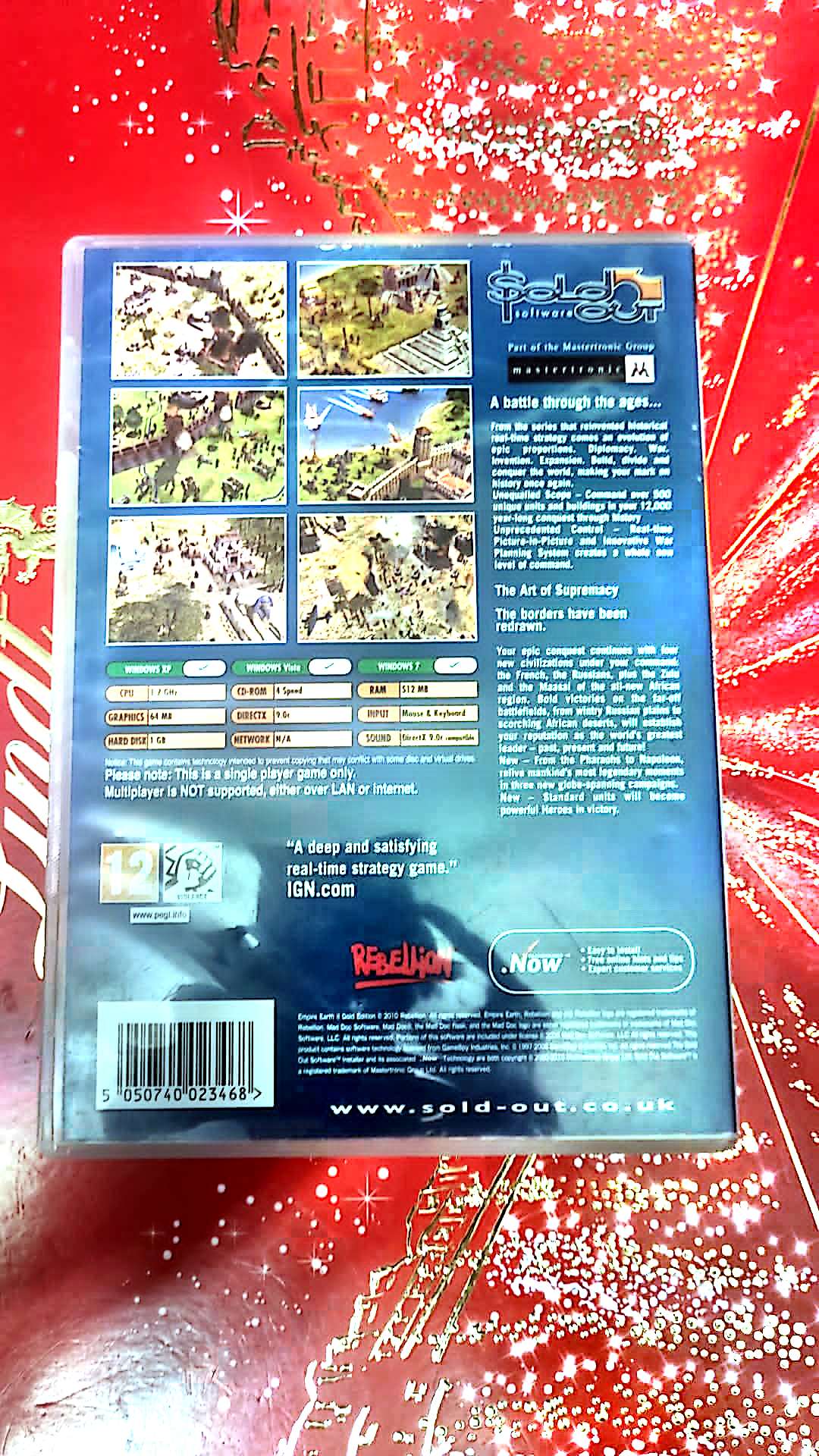Jeu vidéo PC : empire earth II gold edition