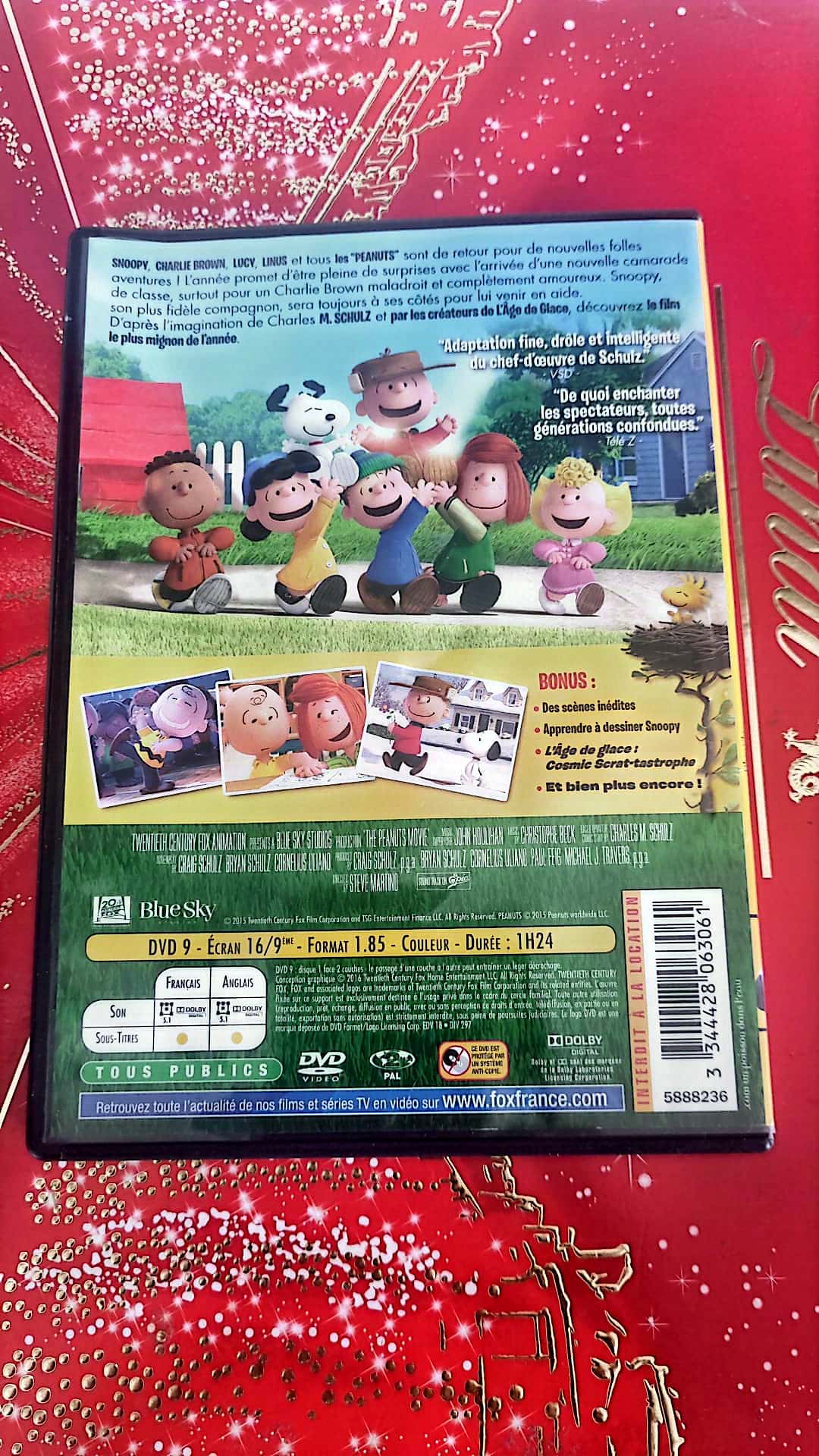 DVD snoopy et les peanuts