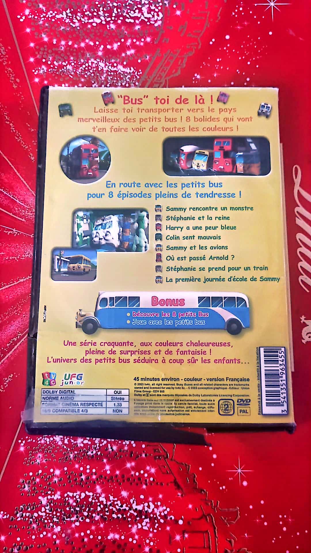 DVD les petits bus les aventures de Sammy